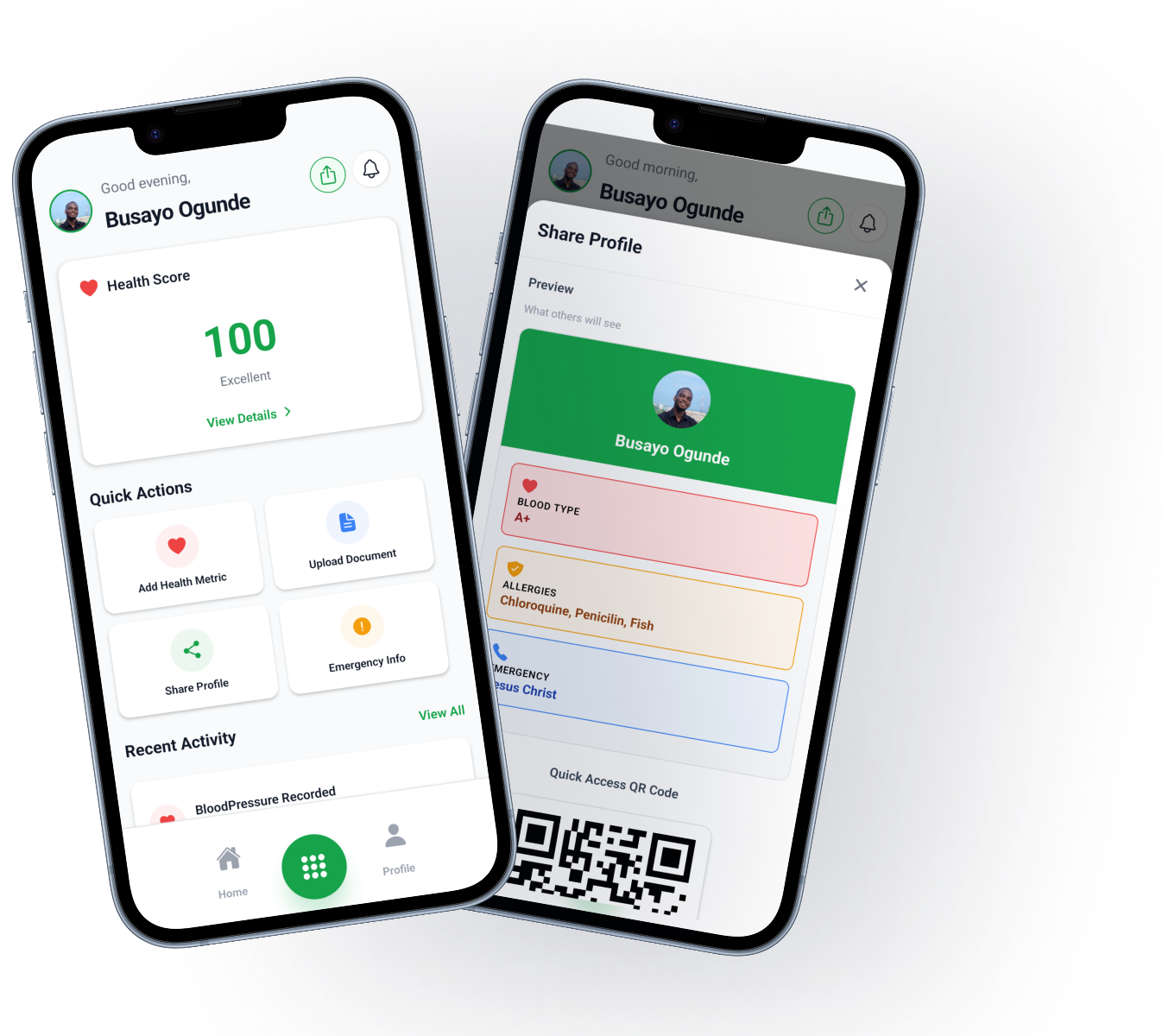 Build Your Health Profile